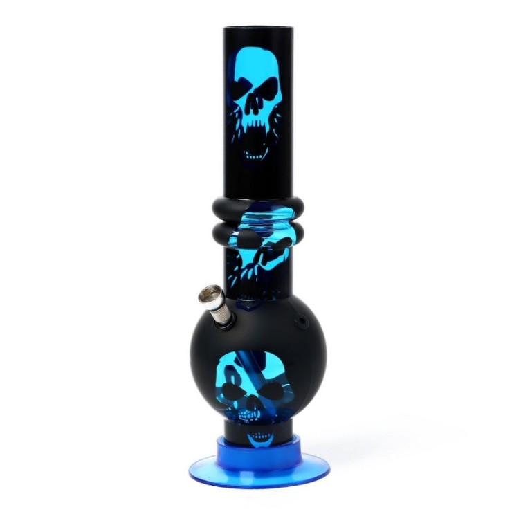 Бонг | Blue Skull - акриловый 31 см.