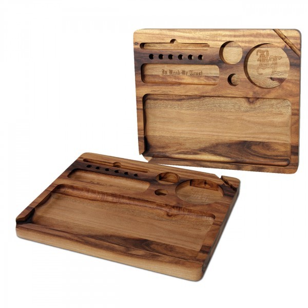 Трэй | Wooden Rolling Tray white